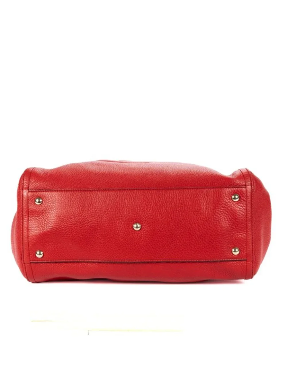 Gucci Soho Tassel Hobo Red Grain Calfskin Leather
